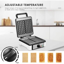 صانعة الوافل من إنزو Enzo Professional Waffle Maker