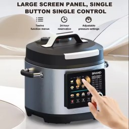 قدر الضغط الكهربائي الذكي سعة 6 لتر من كراون CROWN Romix Smart Electric Pressure Cooker 6L