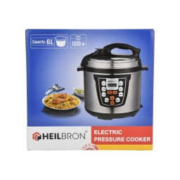 قدر الضغط الكهربائي الذكي من هايلبرون بسعة 6 لتر HEILBRON 6L Smart Electric Pressure Cooker