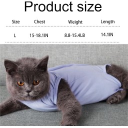 بدلة التعافي بعد جراحة القطط Cat Surgery Recovery Suit
