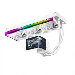 مبرد مائي جانجل ليوبارد شيل أرك 360 أبيض Jungle Leopard ChillArc 360 White Liquid Cooler