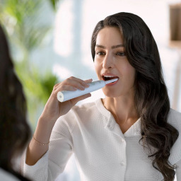فرشاة أسنان صوتية فيليبس 1100 قابلة للشحن أخضر Philips 1100 Series Sonic Electric Toothbrush HX3641/01 Rechargeable Mint Green - 14-Day Battery