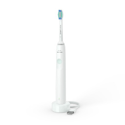 فرشاة أسنان صوتية فيليبس 1100 قابلة للشحن أخضر Philips 1100 Series Sonic Electric Toothbrush HX3641/01 Rechargeable Mint Green - 14-Day Battery