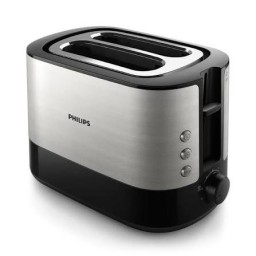 جهاز تحميص فتحتين عريضه 1000 واط Philips Viva Collection Toaster HD2637/91