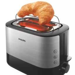 جهاز تحميص فتحتين عريضه 1000 واط Philips Viva Collection Toaster HD2637/91
