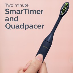 فيليبس ون سونيكير فرشاة أسنان كهربائية بالبطارية HY1100/04 مع علبة سفر Philips One by Sonicare Battery Toothbrush HY1100/04 with Travel Case