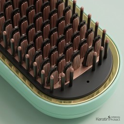 فرشة حرارية من اينزو 1288 درجة ومع حقيبة تخزين مقاومة للحرارة HAIR COMB