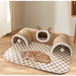 نفق وسرير القطط Cat Tunnel & Bed
