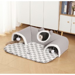 نفق وسرير القطط Cat Tunnel & Bed