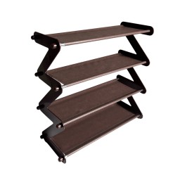ستاند احذية 4 رفوف شكل حرف Z موديل YH8802-4 YH8802-4 Z-Shaped 4-Tier Shoe Rack