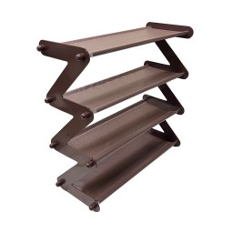 ستاند احذية 4 رفوف شكل حرف Z موديل YH8802-4 YH8802-4 Z-Shaped 4-Tier Shoe Rack