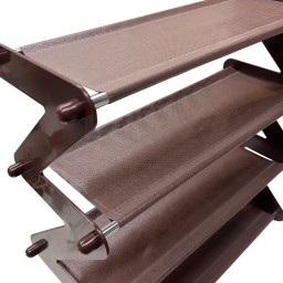 ستاند احذية 4 رفوف شكل حرف Z موديل YH8802-4 YH8802-4 Z-Shaped 4-Tier Shoe Rack