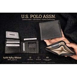 محفظة رجالية جلد طبيعي Men's Genuine Leather Wallet