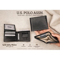 محفظة رجالية جلد طبيعي Men's Genuine Leather Wallet