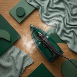مكوى بخار سيراميك تقنية بخار المانية بقدرة 2200 واط Ceramic steam iron