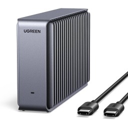 حافظة أقراص UGREEN M.2 NVMe SSD بسرعة 40 جيجابت في الثانية UGREEN M.2 NVMe SSD Enclosure 40Gbps