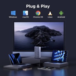 حافظة أقراص UGREEN M.2 NVMe SSD بسرعة 40 جيجابت في الثانية UGREEN M.2 NVMe SSD Enclosure 40Gbps