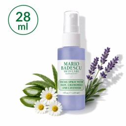 MARIO BADESCU Facial Spray With Aloe, Chamomile And Lavender.   بخاخ الوجه بخلاصةالصبار و زهرة الكاموميل واللافندر - 177 Ml