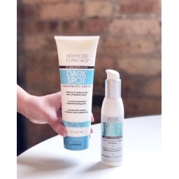 ADVANCED CLINICALS Dark Spot Therapeutic Cream For Salon Professionals كريم توحيد لون البشرة من ادفانسد كلينيكالز