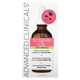 ADVANCED CLINICALS Anti Wrinkle Rosehip Oil زيت الروز هب من ادفانسد كلينيكالز