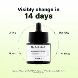 COSRX The Retinol 0.5 OIL Super Vitamin E + Squalane سيروم الريتنول من كوزركس