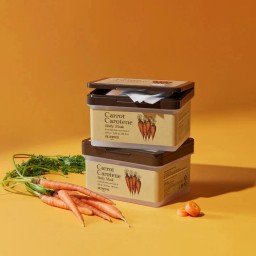 SKINFOOD Carrot Carotene Daily Calming Sheet Mask  قناع ورقي بمستخلص الكاروتين والجزر من سكنفود - 10 Sheet Mask