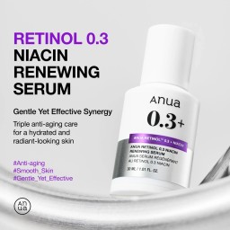 ANUA retinol 0.3% + niacin renewing serum سيروم الريتنول والنياسين من انوا
