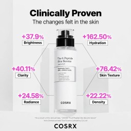 COSRX the 6 peptide skin booster hyaluronic acid + NGA + Amino acids معالج البشرة بالببتيدات والهايلرونك اسد والاحماض الامينية من كوزركس - 150 Ml