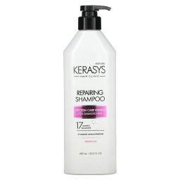 AEKYUNG KERASYS repairing shampoo protein care system for damaged hair شامبو الشعر المتضرر من ايكيونك كيراساس - 400 Ml