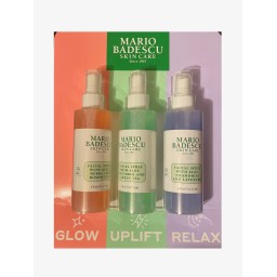 MARIO BADESCO SKINCARE glow uplift relax mist set بكج مستات الترطيب من ماريو باديسكو