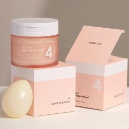 NUMBUZIN No.4 Pore Zero Peeled Egg Toner Pad باد تقشير البشرة وتقليص المسام من نمبوزين