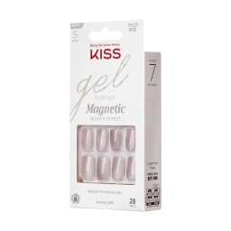 KISS Gel Fantasy Magnetic Velvety Effect 28 Nails Glue Included VF05