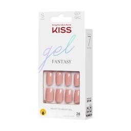 KISS Gel Fantasy S 28 Nails Glue Included KGN12 (Ribbons)
