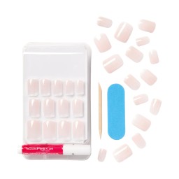 KISS Bare But Better S 28 Nails Glue Included BN01 (Nudies)