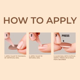 KISS Bare But Better S 28 Nails Glue Included BN01 (Nudies)