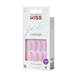 KISS Gel Fantasy M 28 Nails Glue Included FS24 (No Regrets)