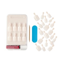 KISS Nude Revolutioary Natural Nails 28 Nails Glue Included KAN01 (French Nude
Breathtaking)