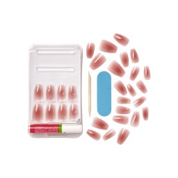 KISS Bare But Better 30 Nails Glue Included BNP01 (Shine)