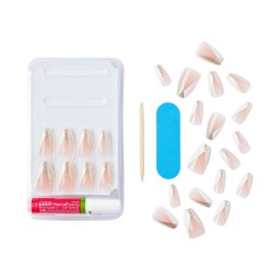 KISS Classy Nails 28 Nails Glue Included CS08 (The BOSS)