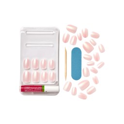 KISS Bare But Better Premium 30 Nails Glue Included BNP04(Mocha)