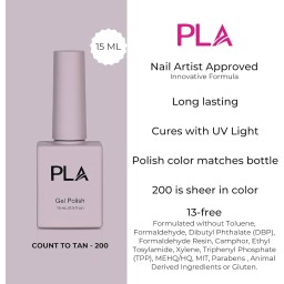 PLA Gel Nail Polish Collections - 201 Cloud And Clear