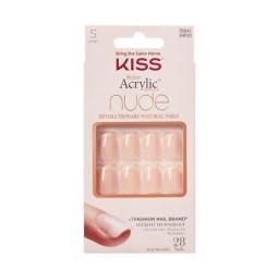 KISS Nude Revolutionary Natural Nails S 28 Nails Glue Included SNF03