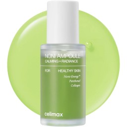 CELIMAX Noni Ampoule Calming + Radiance for Health Skin Noni Energy Panthenol Collagen سيروم البشرة من سيليماكس - 30 Ml