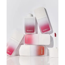 PEACH C BLURRY filter tint تنت الشفاه والخدود المخملي - 04 Flash Red