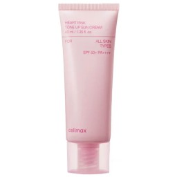 CELIMAX heart pink tone up sun cream for all skin type واقي الشمس من سيليماكس