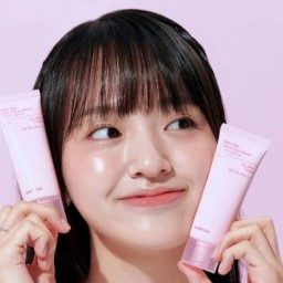 CELIMAX heart pink tone up sun cream for all skin type واقي الشمس من سيليماكس