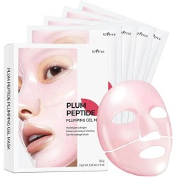 ISNTREE Plum Peptide Plumping Gel Mask مجموعة ماسكات البشرة من ازنتري