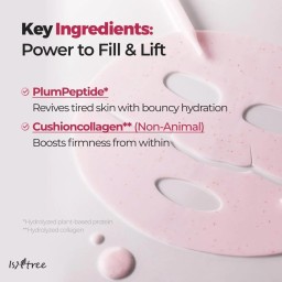 ISNTREE Plum Peptide Plumping Gel Mask مجموعة ماسكات البشرة من ازنتري