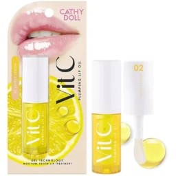 CATHY DOLL Vit C Plumping Lip Oil زيت الشفاه للترطيب وزيادة الحجم من كاثي دول - 01 Apple Darling