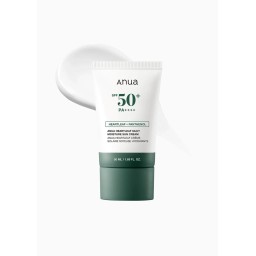 ANUA 50 + PA++++ Heartleaf + panthenol Silky Moisture Sun Cream كريم الحماية من الشمس بعشبة الهارتليف والبانثينول من انوا